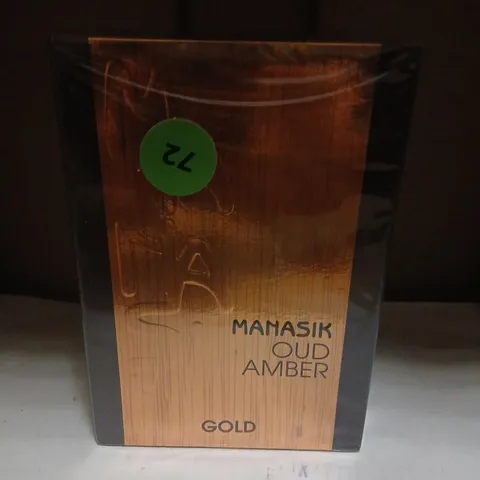 BOXED AND SEALED MANASIK OUD AMBER GOLD EAU DE PARFUM 100ML