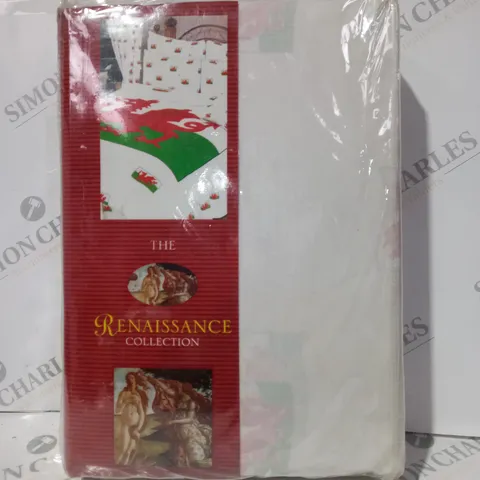 THE RENAISSANCE COLLECTION BED LINEN - WELSH DRAGON (SIZE UNSPECIFIED)