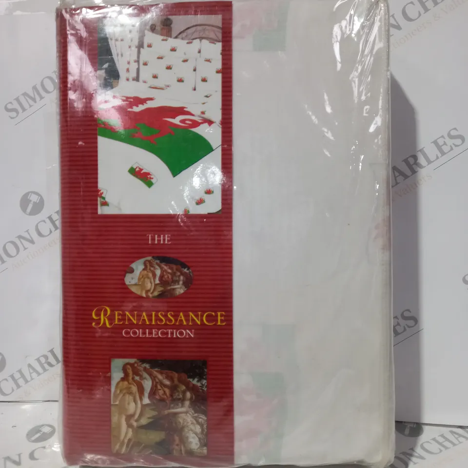 THE RENAISSANCE COLLECTION BED LINEN - WELSH DRAGON (SIZE UNSPECIFIED)