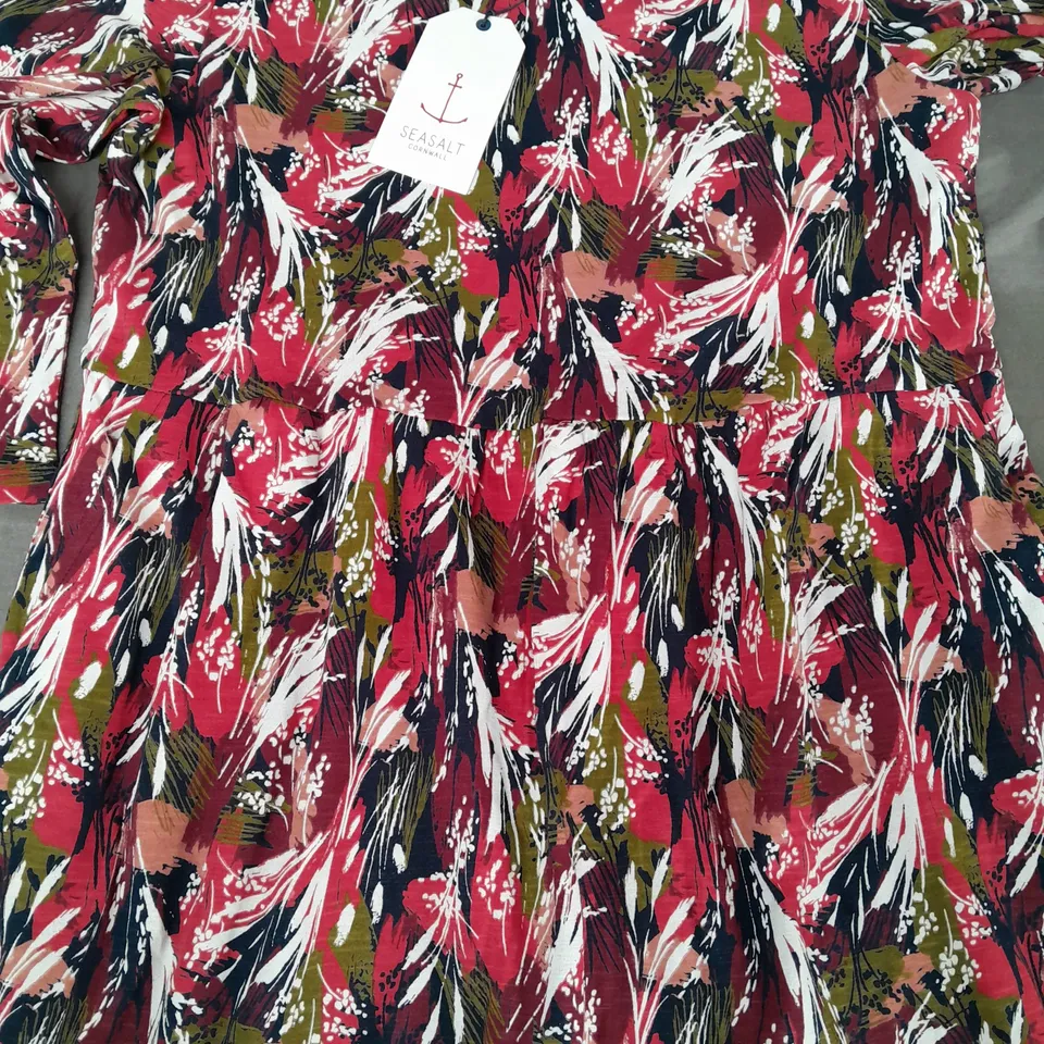 SEASALT CORNWALL SEA STREWN DRESS IN MULTICOLOUR SIZE UK 10