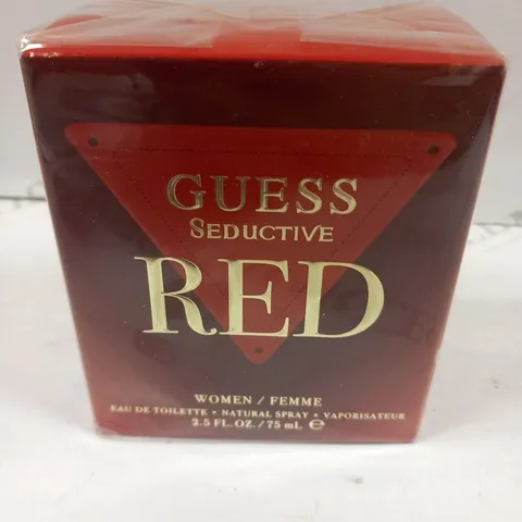 BOXED AND SEALED GUESS SEDUCTIVE RED WOMEN EAU DE TOILETTE 75ML