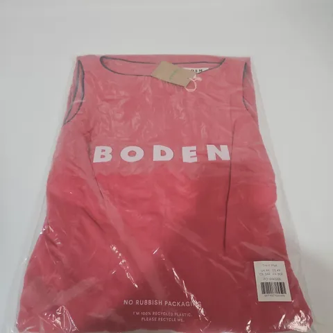 BODEN ANNET LINEN BLEND MIDI DRESS - 8R