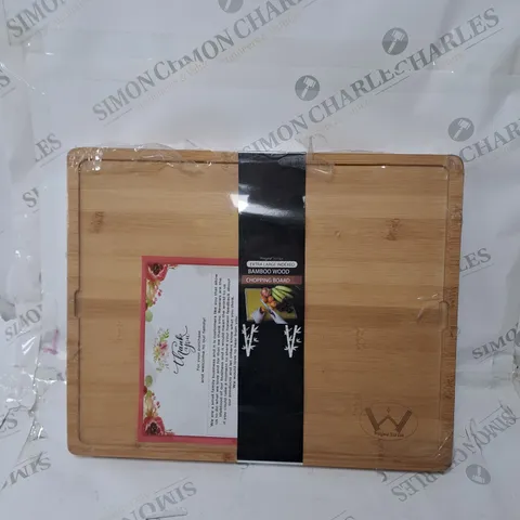 EXTRA LARGE BAMBOO WOOD CHOMPING BOARD 