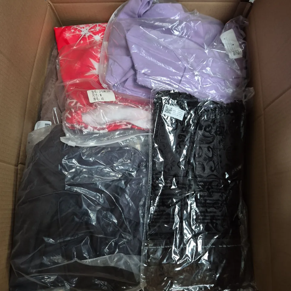 APPROXIMATELY 25 ASSORTED CLOTHING AND FASHION PRODUCTS IN VARIOUS STYLES AND SIZES - COLLECTION ONLY