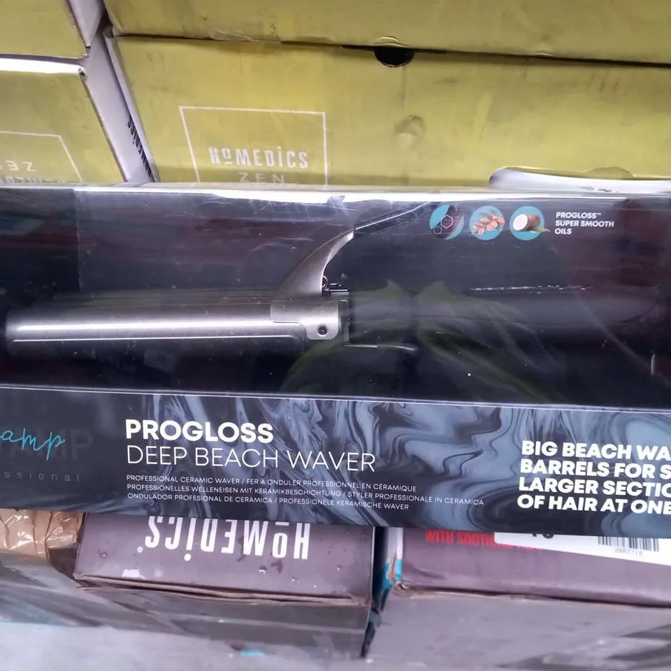 BRAND NEW BOXED REVAMP PROFESSIONAL PROGLOSS DEEP BEACH WAVER WV-2000