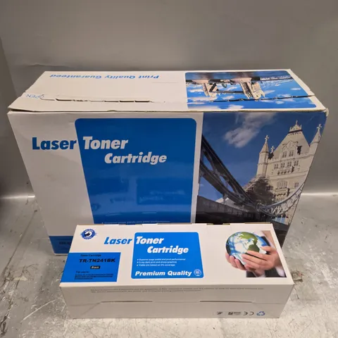 APPROXIMATELY 10 ASSORTED BOXED LASER TONER CARTRIDGES IN VARIOUS MODELS