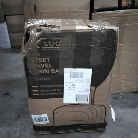 BOXED 15 INCH JET-SET TRAVEL CABIN BAG ROSE GOLD 