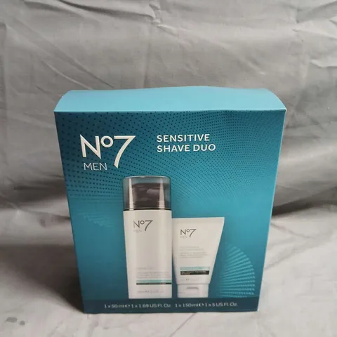 NO7 MEN SENSITIVE SHAVE DUO GIFT SET 