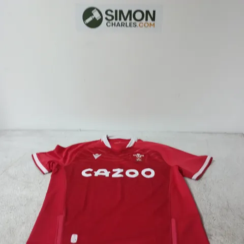 WELSH RUGBY JERSEY – WRU CREST, CAZOO SPONSOR, RED (MEN'S)
