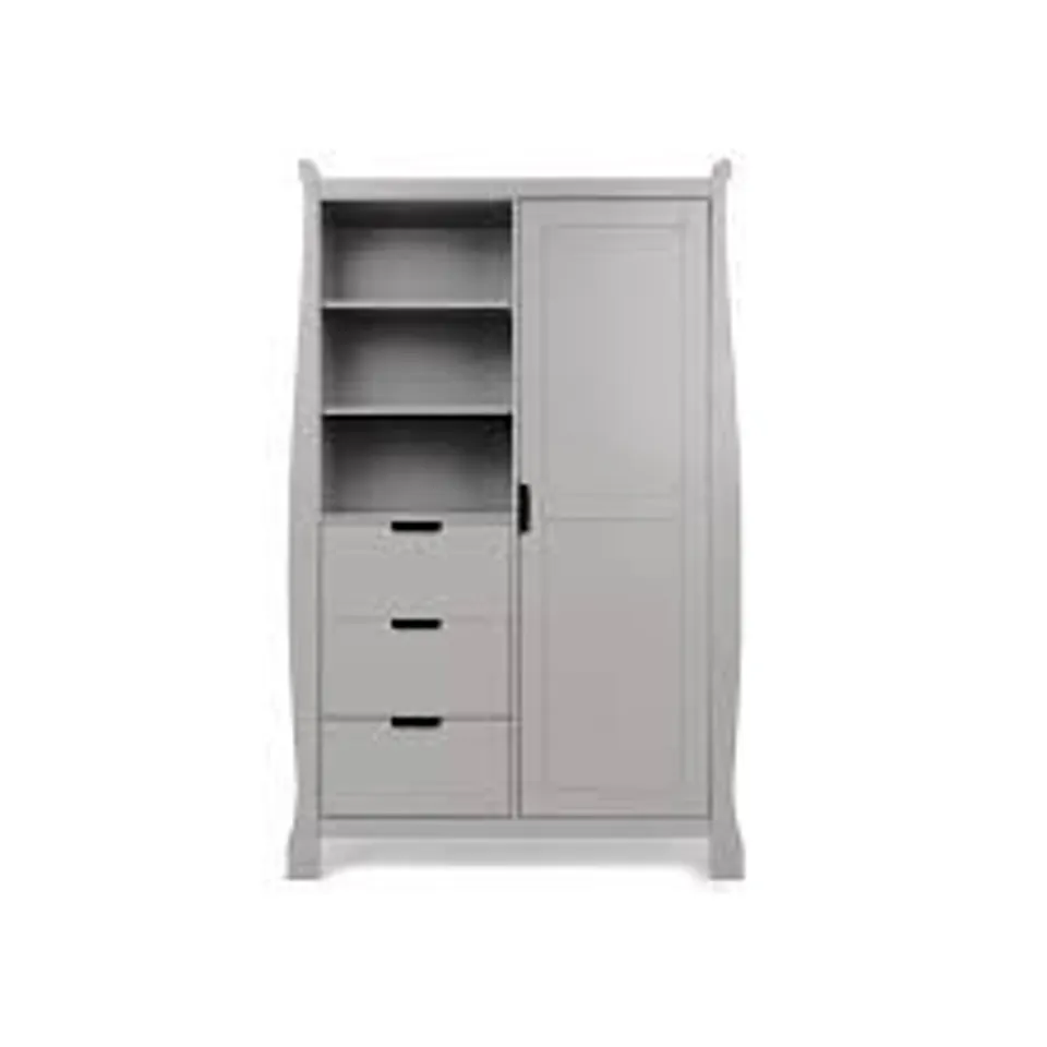 BOXED STAMFORD DOUBLE WARDROBE WARM GREY (3 BOXES)