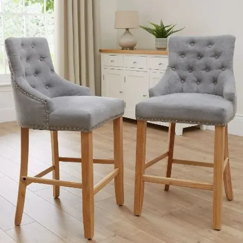 WARWICK BAR STOOL PAIR - COLLECTION ONLY 