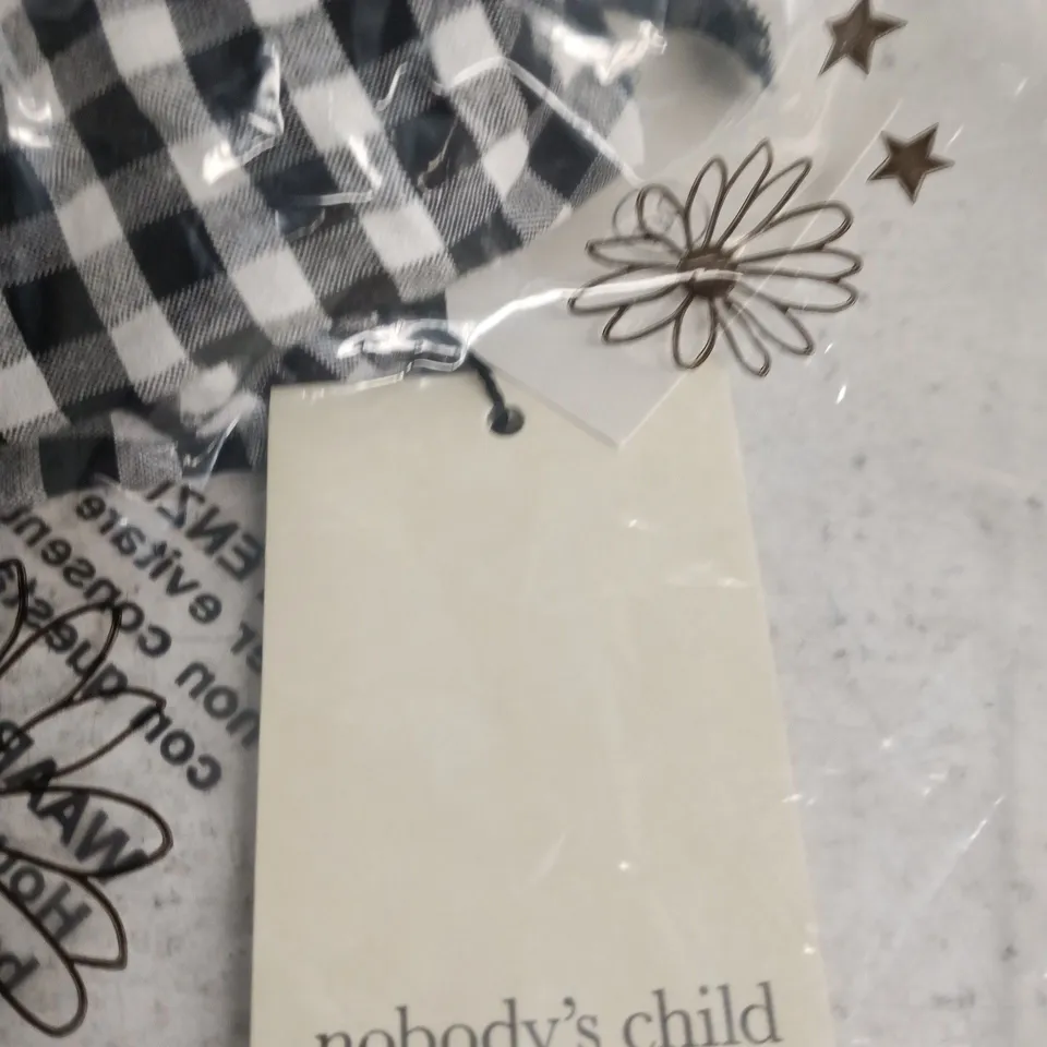 NOBODY'S CHILD TESSA TOP – GINGHAM CHECK, UK 8