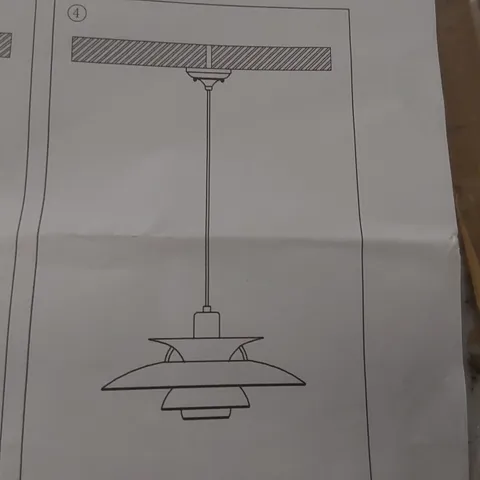 BOXED POUL HENNINGSEN PH5 PENDANT LAMP REPLICA - RED