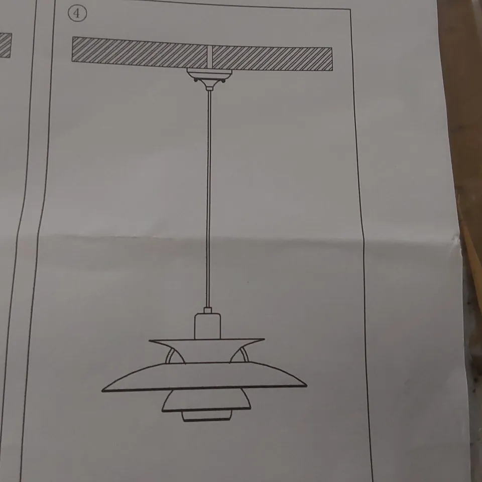 BOXED POUL HENNINGSEN PH5 PENDANT LAMP REPLICA - RED