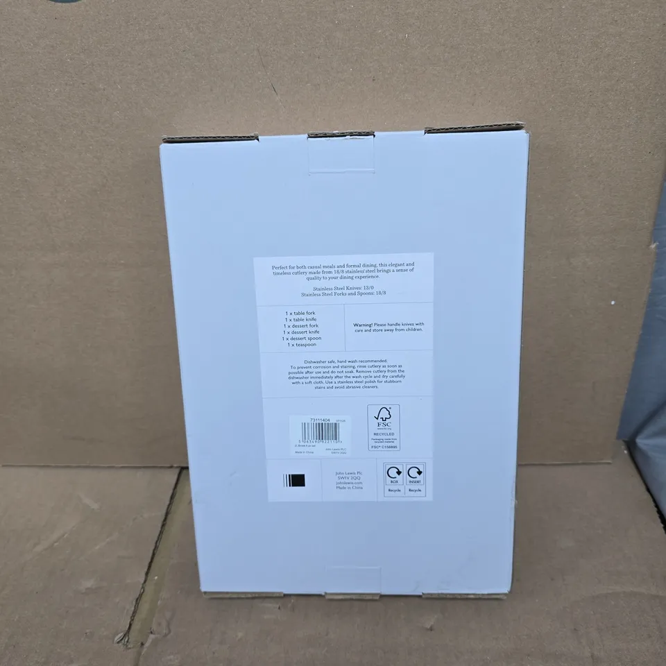 JOHN LEWIS BROOK 6 PIECE SET