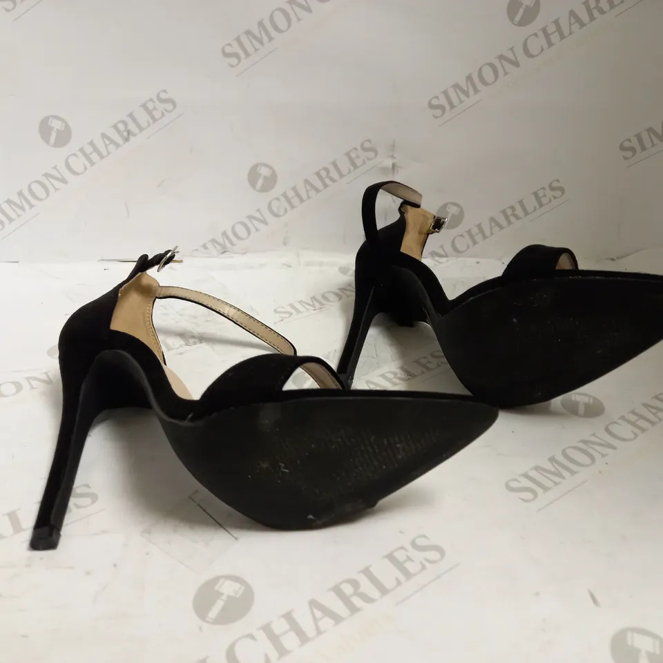 BOOHOO POINTED TOE TWO PART HEELS - BLACK 7 