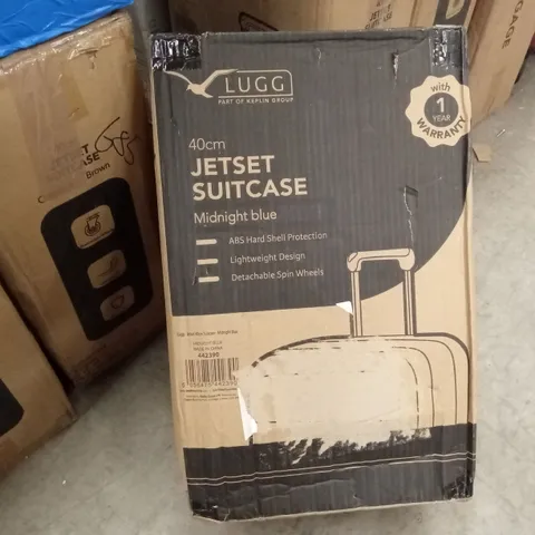 BOXED LUGG - 40CM JETSET SUITCASE MIDNIGHT BLUE 