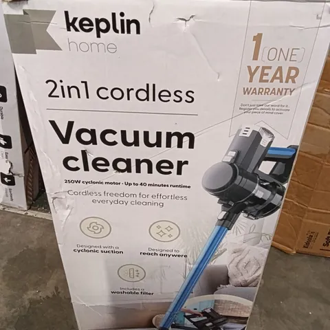 BOXED KEPLIN 2IN1 CORDLESS VACUUM CLEANER 
