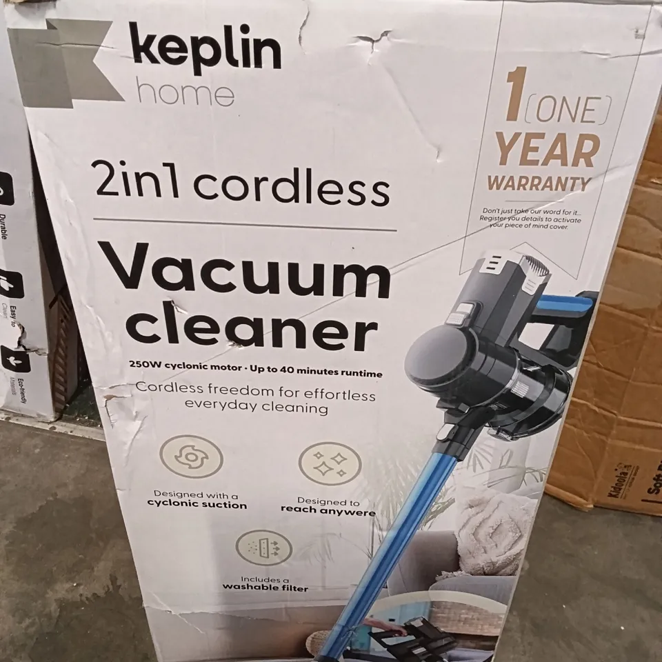 BOXED KEPLIN 2IN1 CORDLESS VACUUM CLEANER 