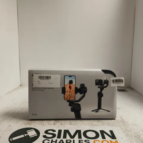 GO PRO FLUID PRO MULTI-DEVICE GIMBAL STABILIZER WITH AI TRACKING – CARRY CASE INCLUDED 
