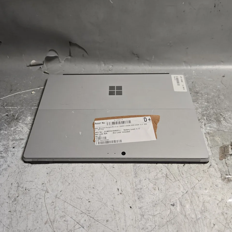 MICROSOFT SURFACE PRO 5 