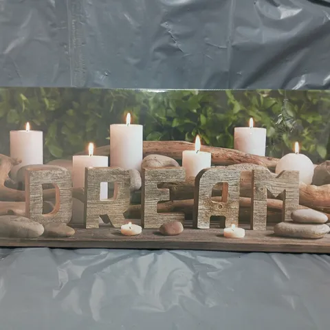 BOXED DREAM LED CANVAS WALL ART