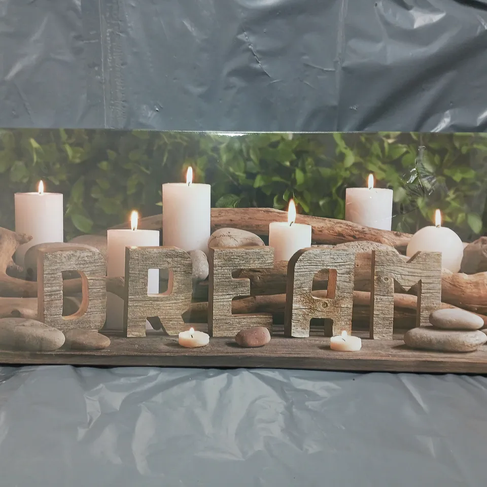 BOXED DREAM LED CANVAS WALL ART RRP £32