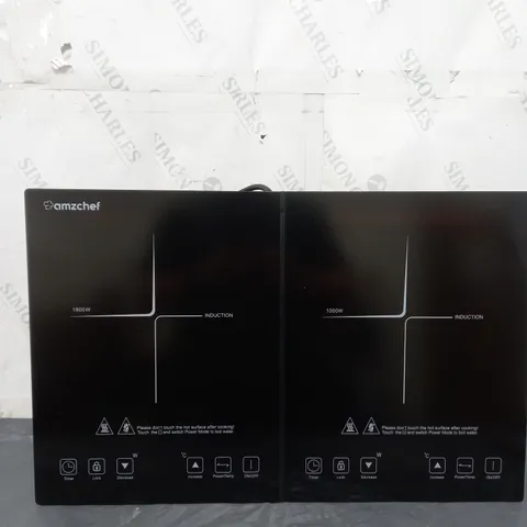 BOXED AMZCHEF DOUBLE INDUCTION COOKER