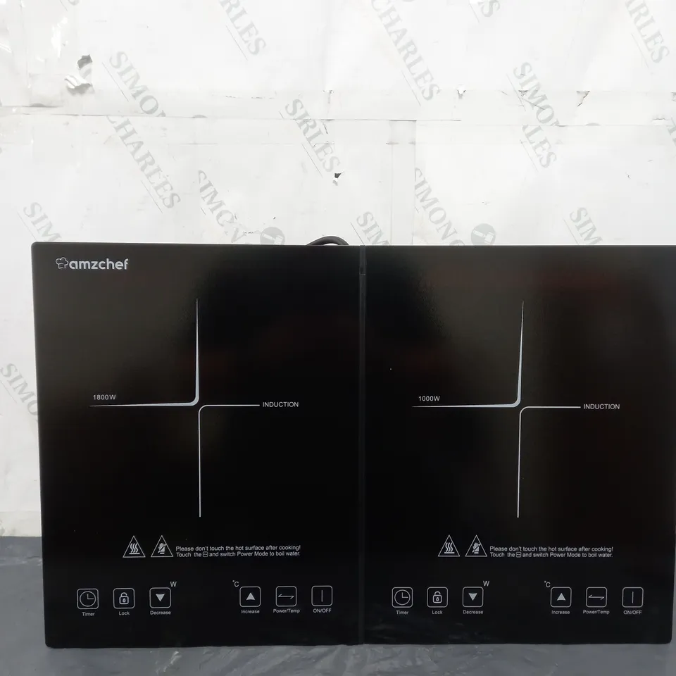 BOXED AMZCHEF DOUBLE INDUCTION COOKER 