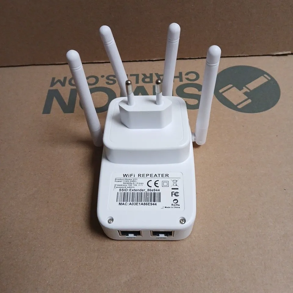 BOXED WIFI REPEATER 300 MBPS