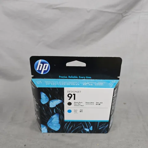 BOX OF APPROX 15 HP DESIGNJET 91 INK CARTRIDGES PACKS