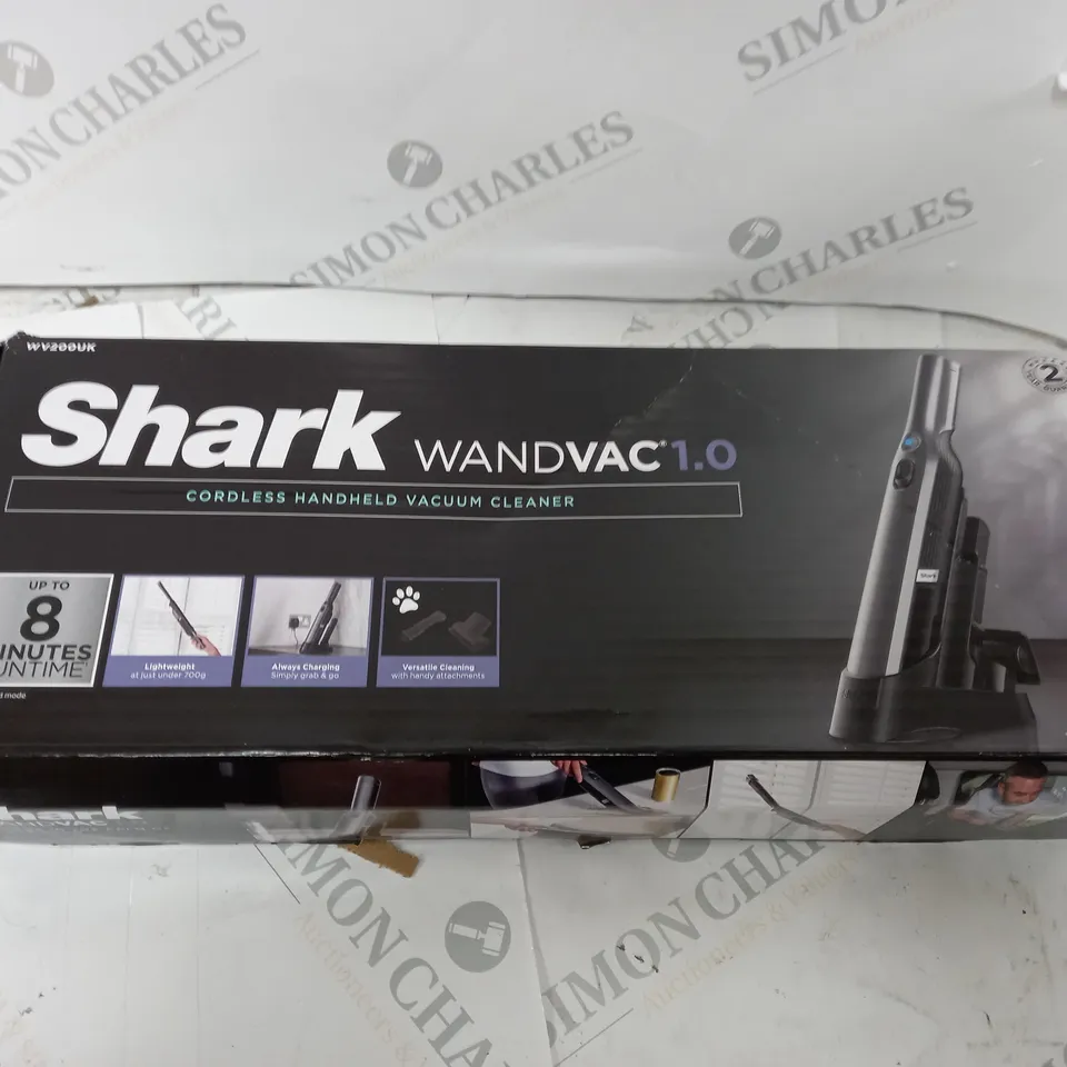 SHARK CORDLESS HANDHELD VACUUM CLEANER WITH SINGLE BATTERY WV200UK