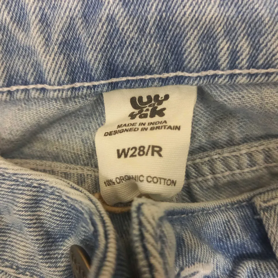 LUCY & YAK STRAIGHT CUT JEANS - SIZE 28/R