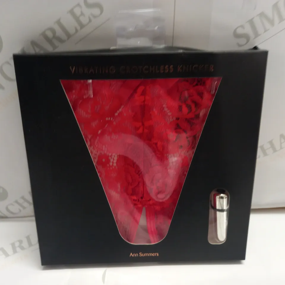 BOXED ANN SUMMERS VIBRATING CROTCHLESS KNICKERS 