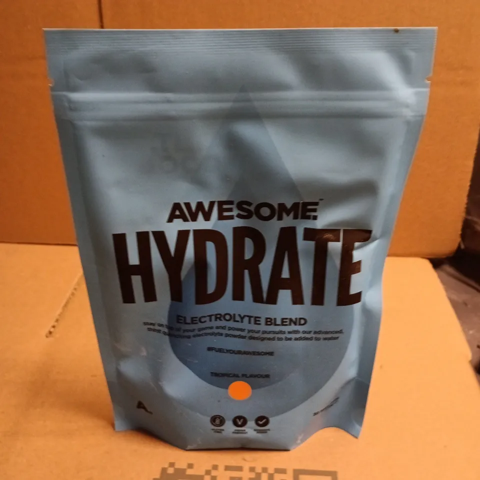 AWESOME HYDRATE ELECTROLYTE BLEND – TROPICAL FLAVOUR 270G