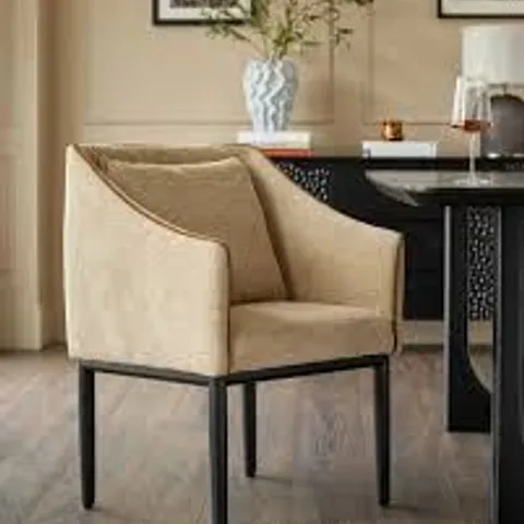BOXED DANETTI JULEP HONEY CHENILLE DINING CHAIR