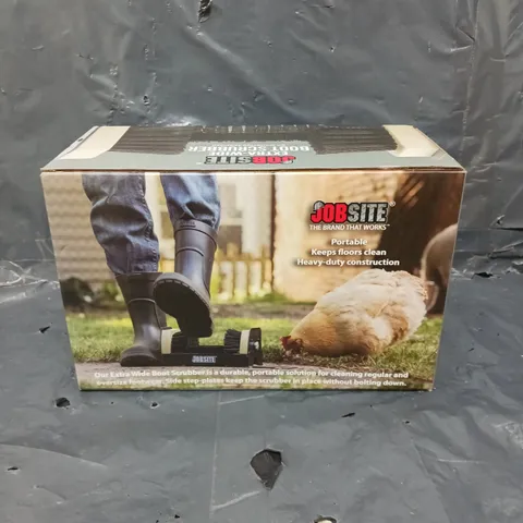 BOXED SEALED JOB SITE PORTABLE BOOT SCRUBBER 