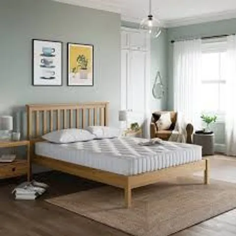 BOXED DUNHELM SYDNEY WOODEN BED SINGLE SIZE - NATURAL (1 BOX)