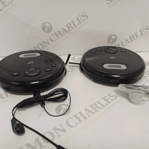 2 X BOXED ESSENTIALS PERSONAL CD PLAYERS
