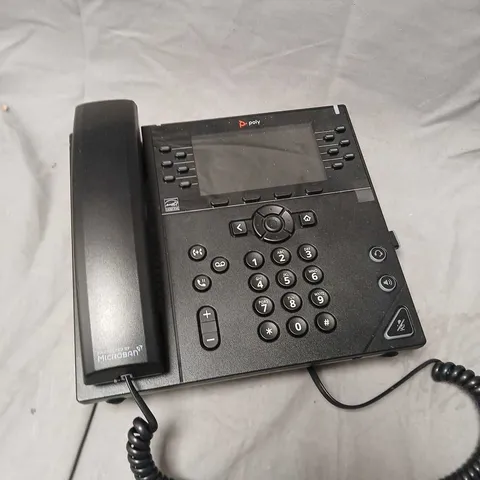 POLY VVX 450 VOIP DESK PHONE – BLACK