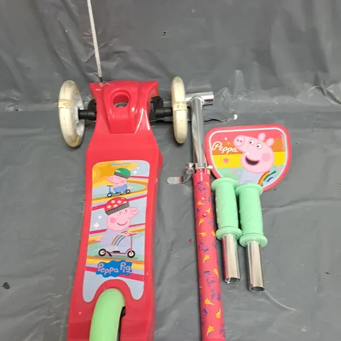 PEPPEA PIG MINI GO! TILT SCOOTER WITH LIGHTS