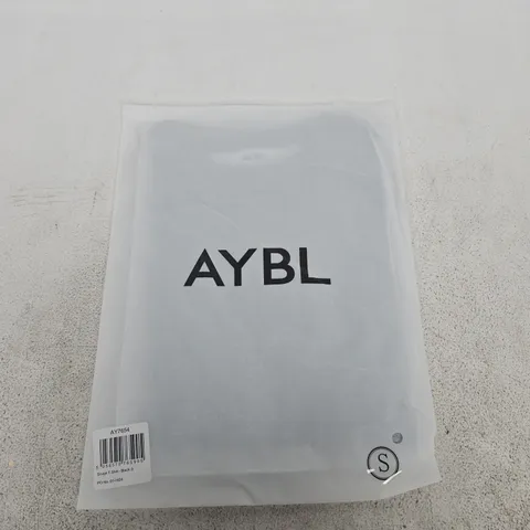 BAGGED AYBL SCULPT T SHIRT – BLACK, SIZE S