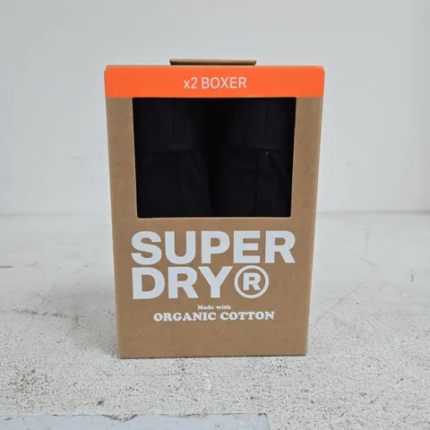 SUPERDRY ORGANIC COTTON SMALL BOXERS SET OF 2