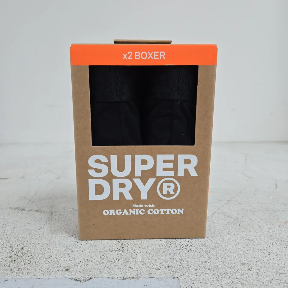 SUPERDRY ORGANIC COTTON SMALL BOXERS SET OF 2