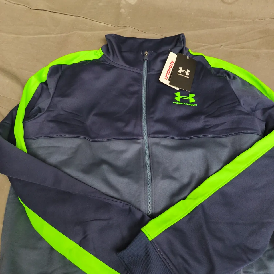 UNDER ARMOUR BOYS' RIVAL CB KNIT TRACK SUIT JACKET – KIDS XL