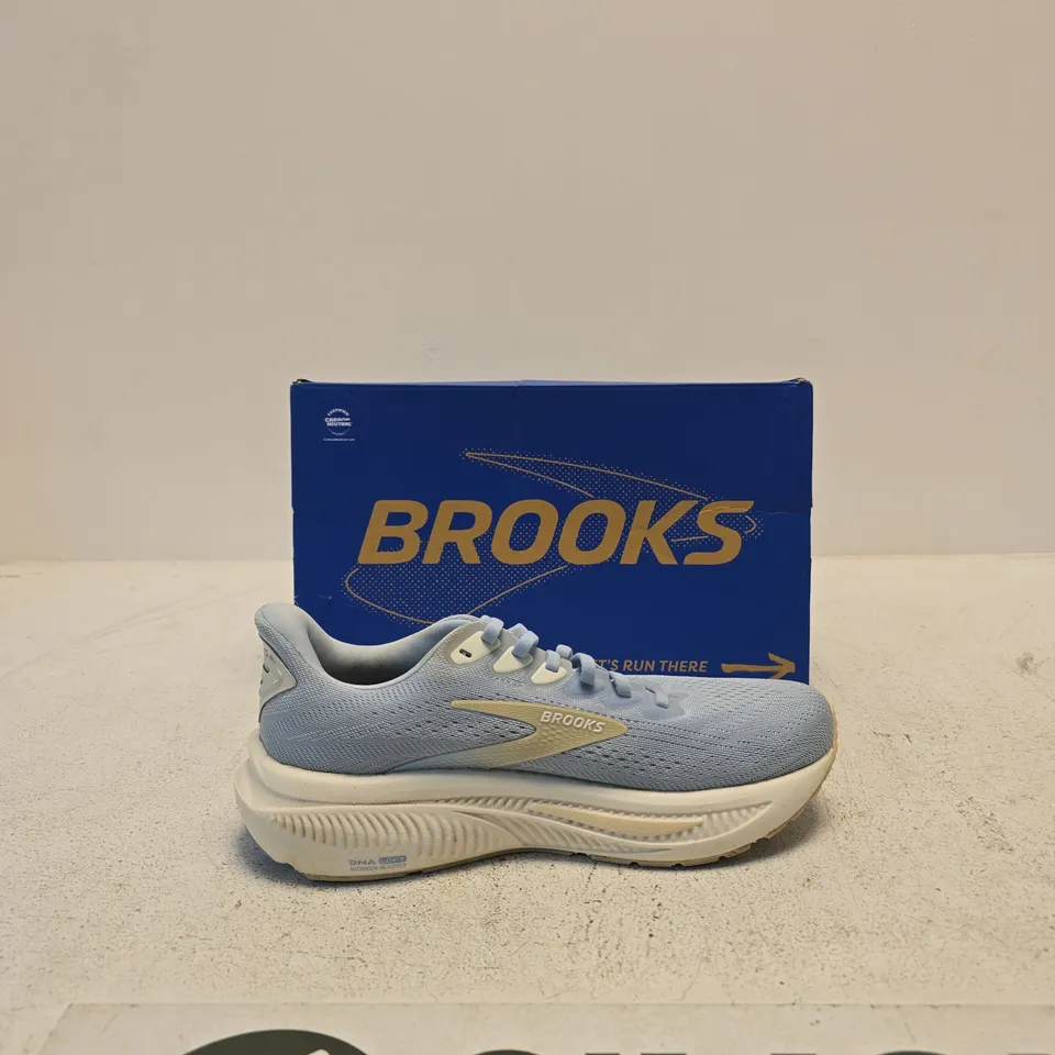 BROOKS GHOST 17 WOMEN'S RUNNING SHOES – BLUE/GRAY (BOXED) SIZE 6.5