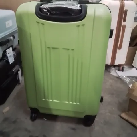 LUGG 3PCS SET SUITCASE LOCKABLE SYSTEM LIME GREEN SUITCASES