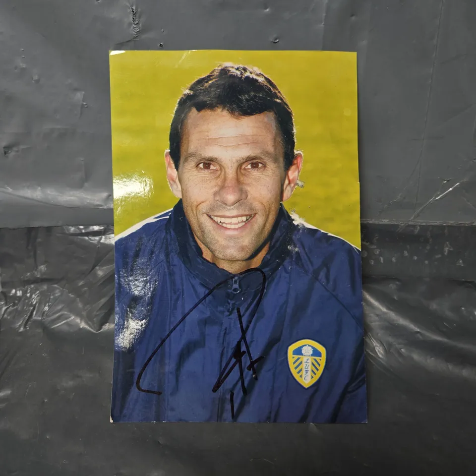 SIGNED GUS POYET PICTURE