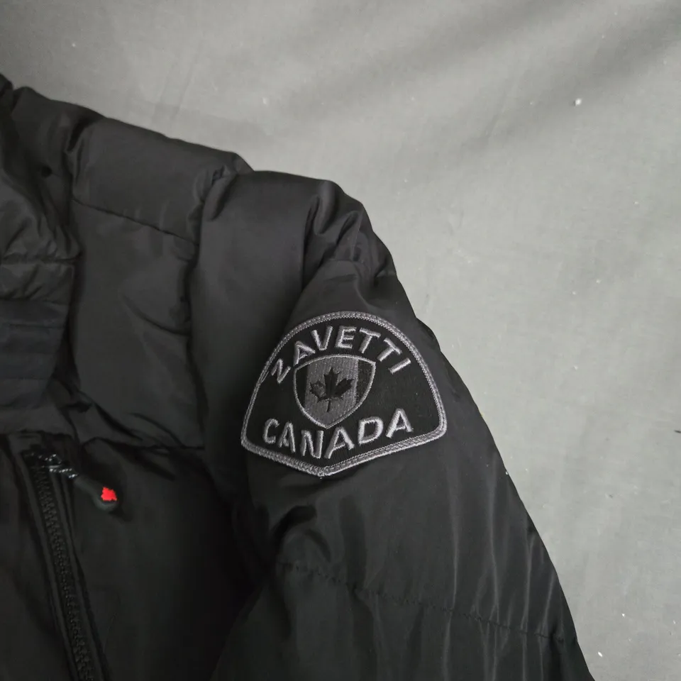 ZAVETTI CANADA MATTORI PARKA - JET BLACK - SIZE 2XL RRP £120