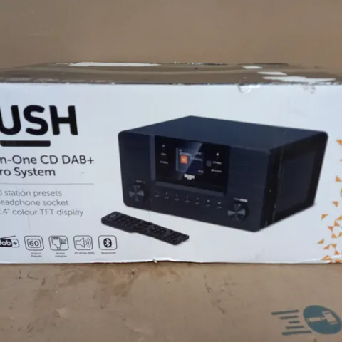 BOXED BUSH ALL IN ONE CD DAB+ MICRO SYSTEM